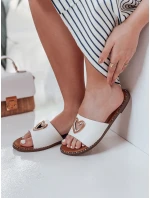 Dámske žabky so srdcom LOVEMISS white FashionStreet ZY0770