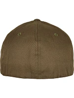 Flexfit 6277OC 6-panelová čiapka z bio bavlny 55.77OC burnt olive