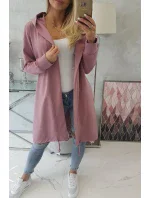 Tmavo ružová bunda s potlačou Tmavo ružová bunda s potlačou