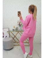 Súprava s oversize blúzkou svetlo ružová Súprava s oversize blúzkou svetlo ružová