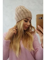 Fleecová čiapka Ida K320 tmavo béžová