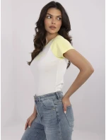 Tričko NM TS V7939.50 biele žlté