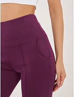 Tepláky RV DR A1289.01 tmavo fialové