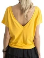 Tričko RV TS 4662.86 tmavo žltá