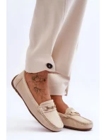 Dámske mokasíny FT247 / 181834 Light beige - Confly Dámske mokasíny FT247 / 181834 Light beige - Confly