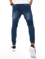 Pánske džínsové cargo modré tepláky FashionStreet UX3270 Pánske džínsové cargo modré tepláky FashionStreet UX3270