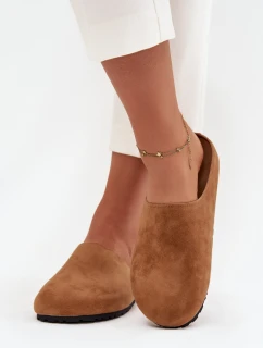 Klapki Chodaki Damskie Na Platformie Camel Sylviane