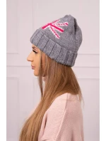 Dámska čiapka Meghan K410 tmavo šedá