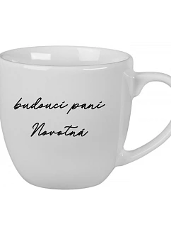 Personalizovaný keramický hrnček 400 ml – budúca pani