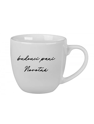 Personalizovaný keramický hrnček 400 ml – budúca pani