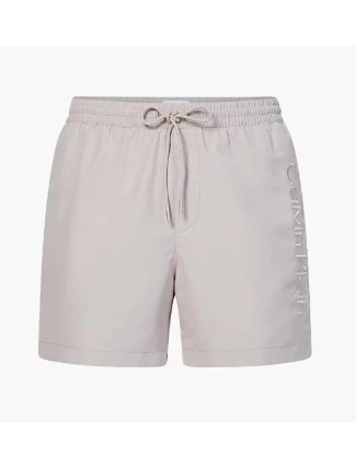 Pánske kúpacie kraťasy - KM00718 ABM - béžová - Calvin Klein Pánske kúpacie kraťasy - KM00718 ABM - béžová - Calvin Klein