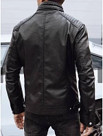 Pánska kožená bunda 11Z8151 black - FashionStreet Pánska kožená bunda 11Z8151 black - FashionStreet