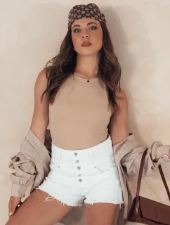 Dámske šortky CANNES white FashionStreet SY0387