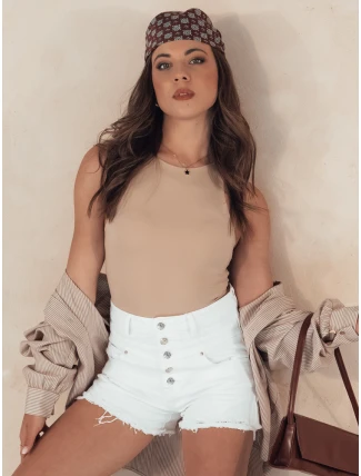Dámske šortky CANNES white FashionStreet SY0387