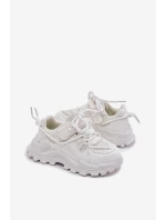 Buty Sportowe Sneakersy Dziecięce Białe Tilvianea