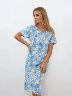 Nočná košeľa Blue Peony - Momenti Per Me