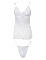 Dámsky set Stacy white - DKaren Dámsky set Stacy white - DKaren