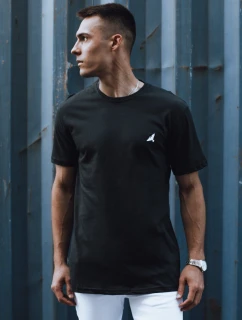 Pánske čierne tričko FashionStreet RX5575