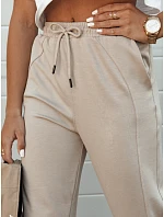 Dámske tepláky SMILL beige FashionStreet UY2112 Dámske tepláky SMILL beige FashionStreet UY2112