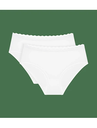 Feel Of Cotton Midi 2P – biela – TRIUMPH biela – TRIUMPH