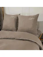 Súprava posteľnej bielizne z mikrovlákna s výšivkou Cotton World FHL-2600 220x200 Súprava posteľnej bielizne z mikrovlákna s výšivkou Cotton World FHL-2600 220x200