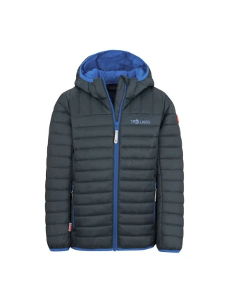 Trollkids Kids Eikefjord Jacket dark navy/cobalt blue (463-110) ultraľahká prechodná bunda pre chlapcov/dievčatá