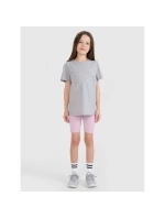 Dievčenské jednofarebné tričko 4F 4FJWSS25TTSHF2177-27M