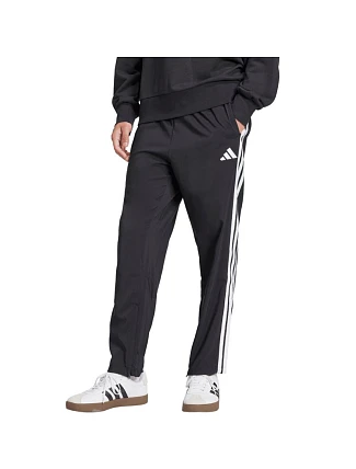 Pánske nohavice adidas Essentials Stanford s 3 prúžkami a otvoreným lemom Black JC8491 Pánske nohavice adidas Essentials Stanford s 3 prúžkami a otvoreným lemom Black JC8491