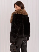 Bunda MBM KR 25 75.00P čierna a béžová Bunda MBM KR 25 75.00P čierna a béžová