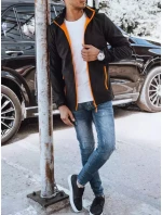 Pánska softshellová bunda čierna FashionStreet TX4175