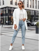 Dámska prešívaná bunda ARANA ecru FashionStreet TY3616 Dámska prešívaná bunda ARANA ecru FashionStreet TY3616