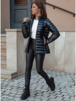 Dámska prešívaná prechodná bunda so stojačikom BUSY BEE black FashionStreet TY4538