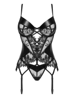 Korzet Beauty Night Leonela BN6738 farba:čierna