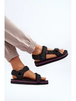 Damskie Sandały Na Platformie Lee Cooper LCW-24-05-2751L Czarne