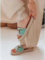 Dámske žabky MISSWAVE zelené FashionStreet ZY0949