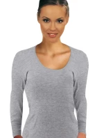 Dámska košieľka Emili šedá plus - EMILI Dámska košieľka Emili šedá plus - EMILI