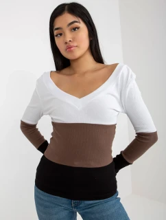 Blúzka RV BZ 8429.35X biela a čierna