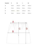 M860 Džínsové šortky - béžové