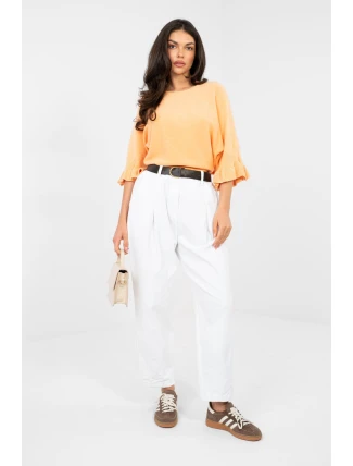 Šnúrové nohavice model 224384 Taliansko Moda