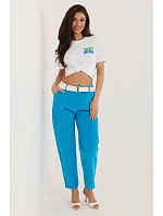 Šnúrové nohavice model 226460 Taliansko Moda