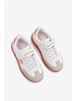 Dětské tenisky na suchý zip LOTTO VINTAL MF 2600252K Bílomodré-Oranžové