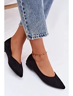 Balerínky Eco Suede Black Lelisa Balerínky Eco Suede Black Lelisa