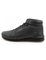 Puma ST Runner v4 Mid športové topánky Pánske členkové tenisky Black