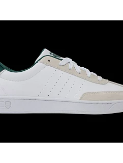 Tenisky K-swiss COURT BALBOA WHITE/CLOUD DANCER/POSY GREEN-M (04735-168-M)
