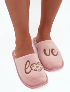 Kapcie Damskie LOVE Vinceza 19960 Różowe