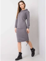 Šaty RV SK 6163.02X tmavosivé Šaty RV SK 6163.02X tmavosivé