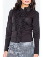 Košeľa Žaneta M012 Black - Figl