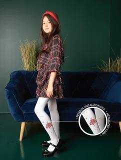 Pančuchy Knittex DR 2227 Vianočný stromček 3D 40 den 92-140