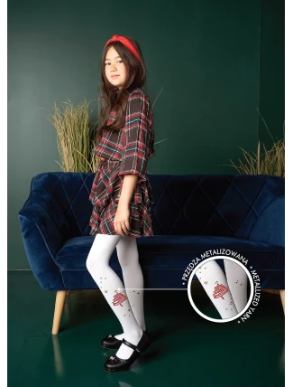 Pančuchy Knittex DR 2227 Vianočný stromček 3D 40 den 92-140