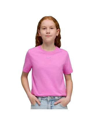 Puma ESS Centered Cat Logo Tee pink 692972 74 detské tričko Puma ESS Centered Cat Logo Tee pink 692972 74 detské tričko